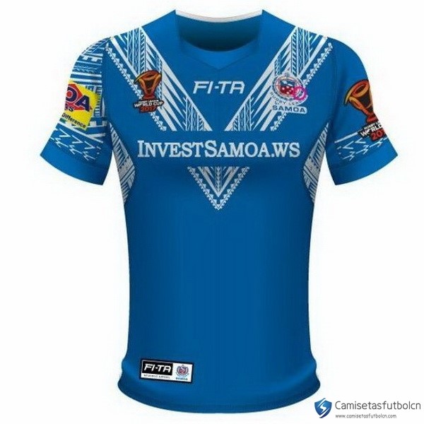 Camiseta Samoa RLWC Primera equipo 2017-18 Azul